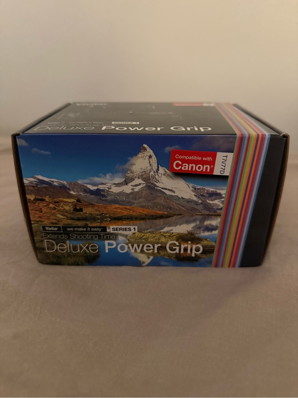 Vivitar Deluxe Power Battery Grip For Canon Rebel T7i & EOS 77D DSLR Camera